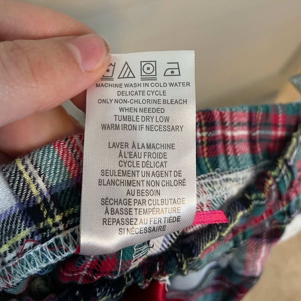 White Plaid Classic Christmas Flannel - Picture 5 of 10